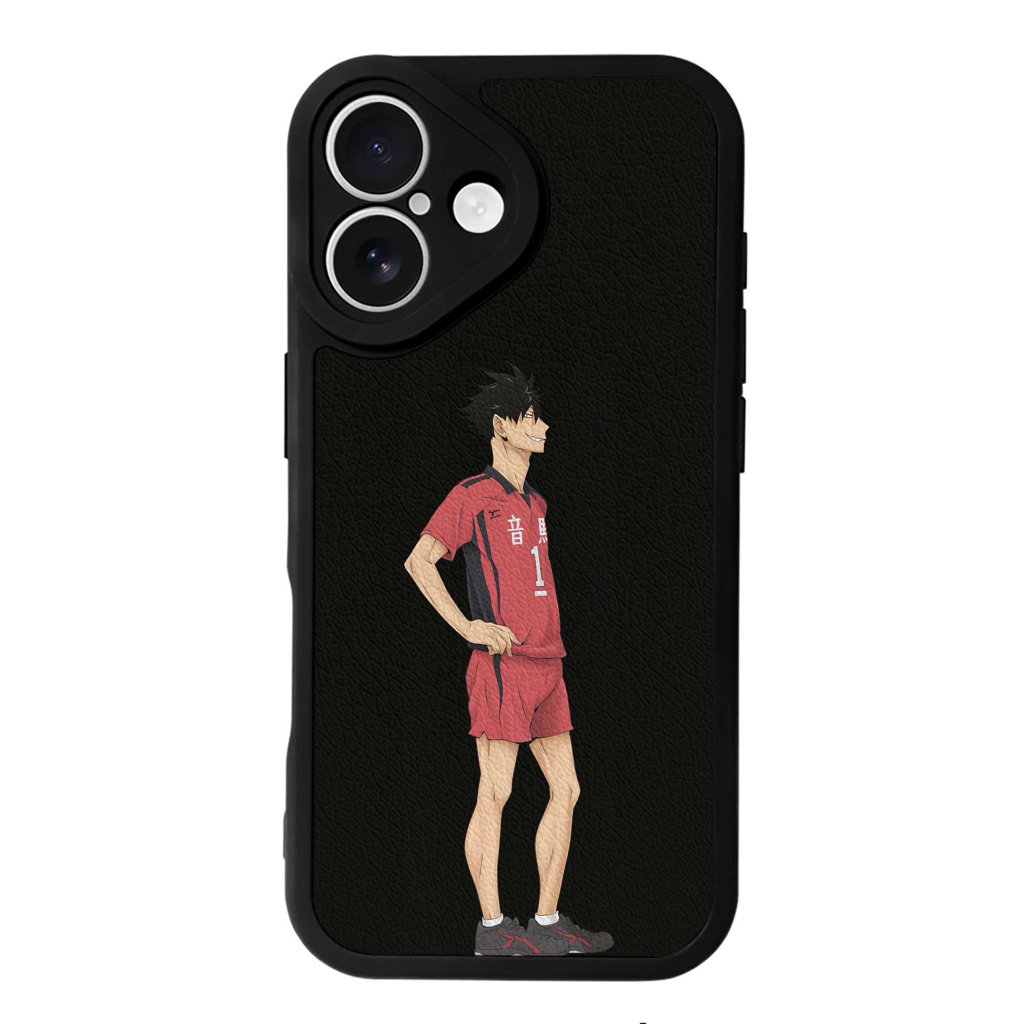 （画像用） ハイキュー!! Haikyu!! 【iPhone 16シリーズ対応】シリコンスマホケース（レザー調） 材質：シリコン
